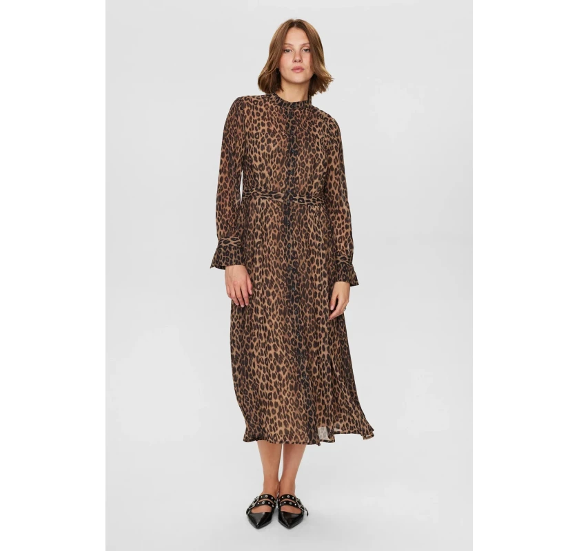 NUMPH Nukyndal New kleita- leoparda printā