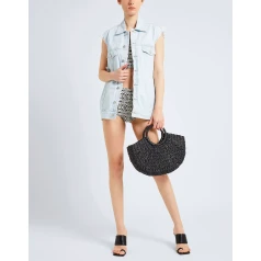 8 BY YOOX džinsa veste- gaiši zila krāsā 
