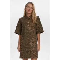 NUMPH Nugamy mini kleita- leoparda prints