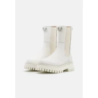 BRONX ādas puszābaki- off white krāsā