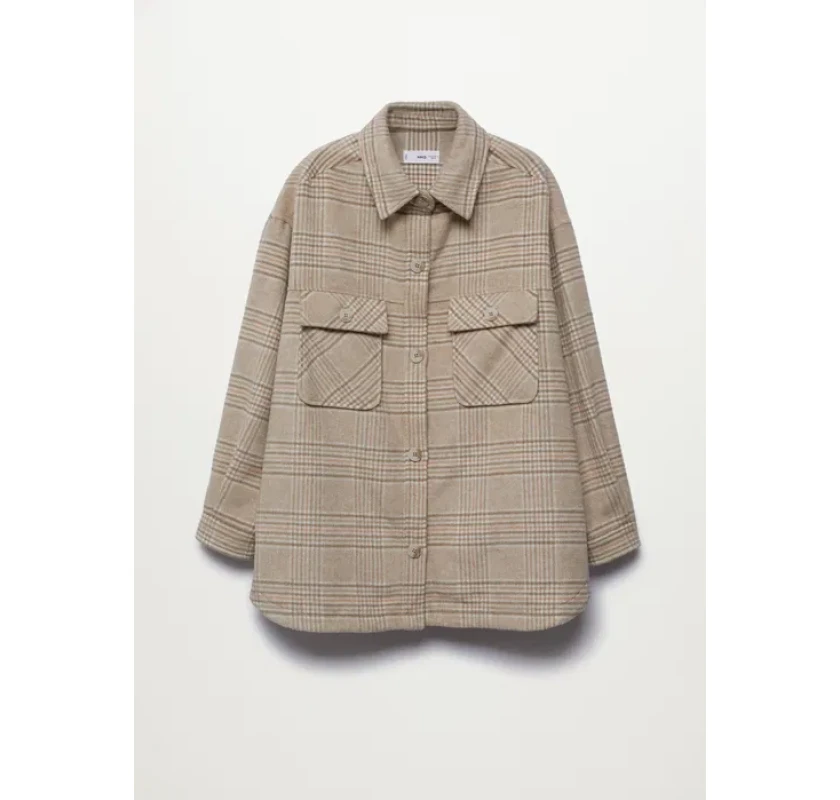 MANGO siltais krekls- rūtains