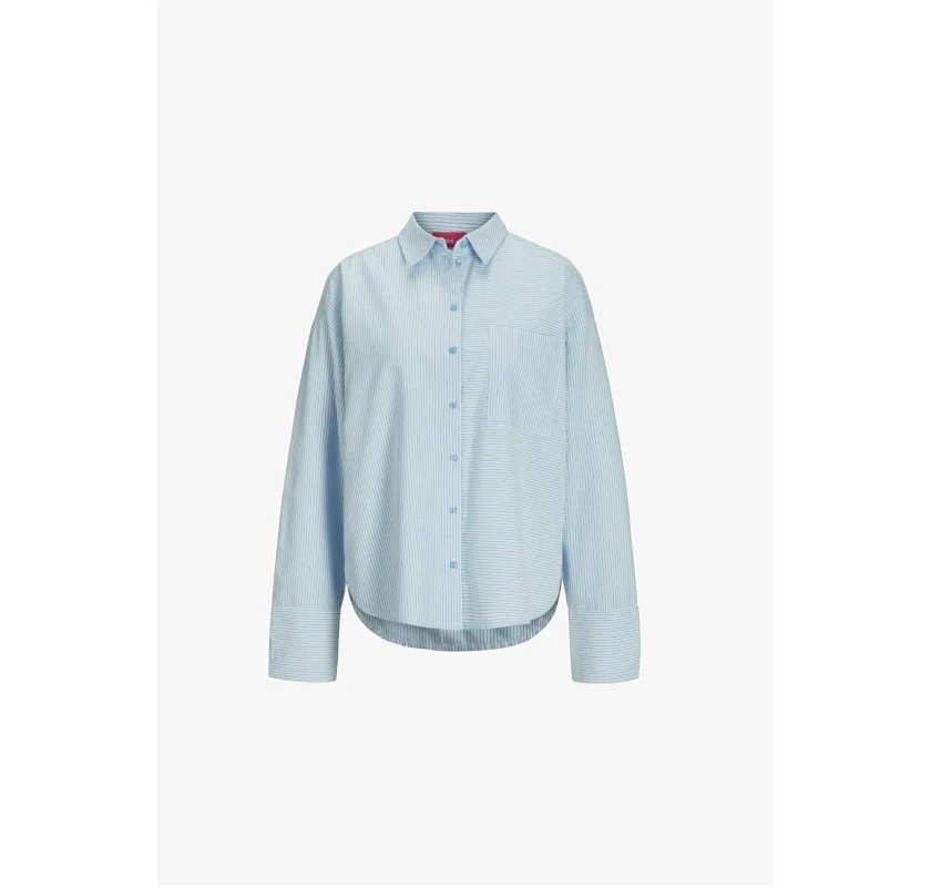 JJXX oxford krekls- gaiši zilā krāsā