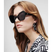 KARL LAGERFELD saulesbrilles -melnā krāsā