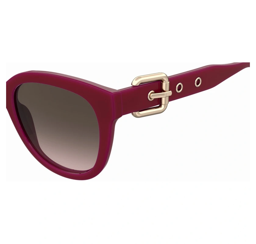 LOVE MOSCHINO Saulesbrilles-tumši sarkanā krāsā