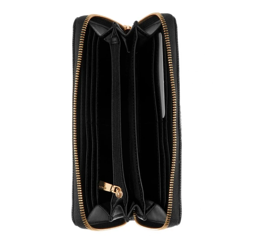 GUESS lielais maks - melnā krāsā