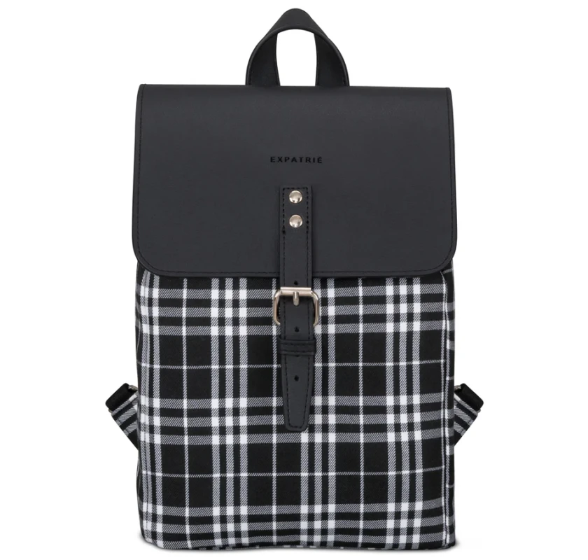 Expatrié Anna mugursoma- melnā krāsā