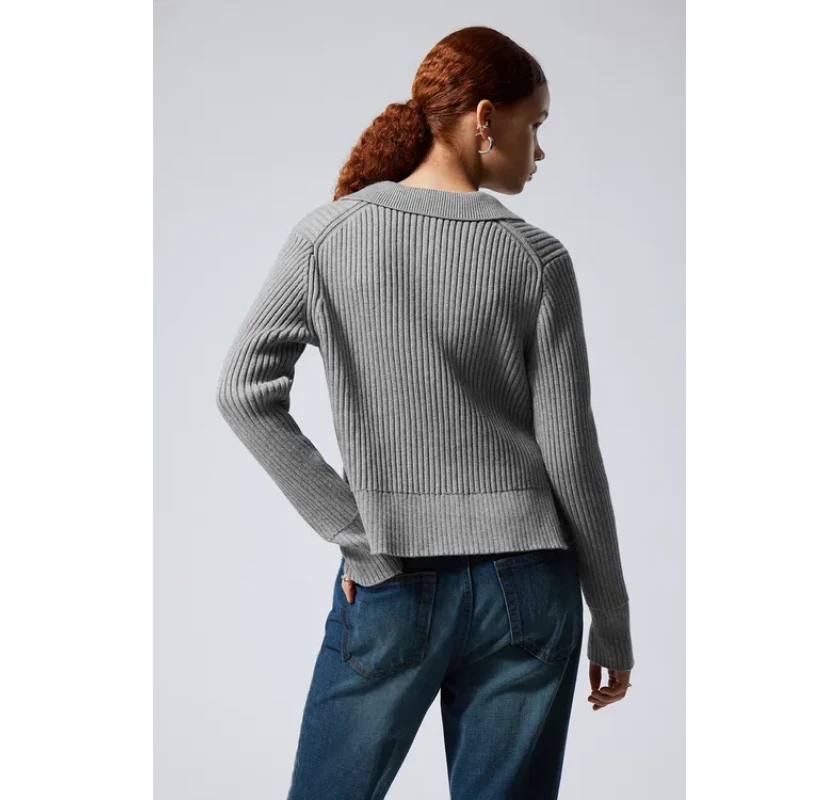 WEEKDAY rievots džemperis- pelēks
