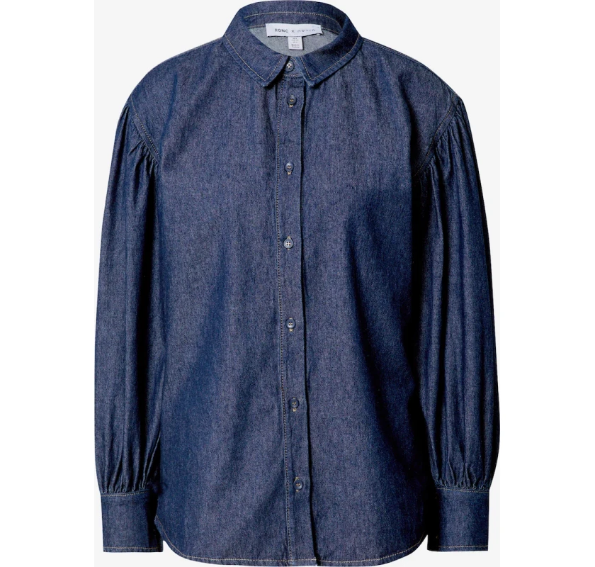 NI-IN denim krekls- tumši zilā krāsā