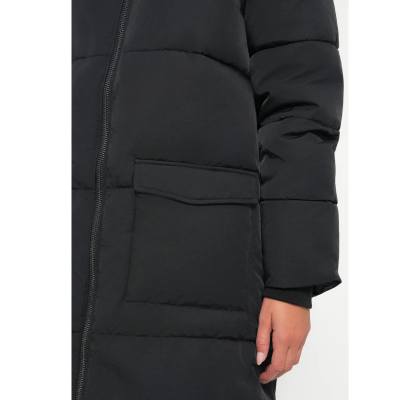 OBJECT ziemas mētelis - melnā krāsā