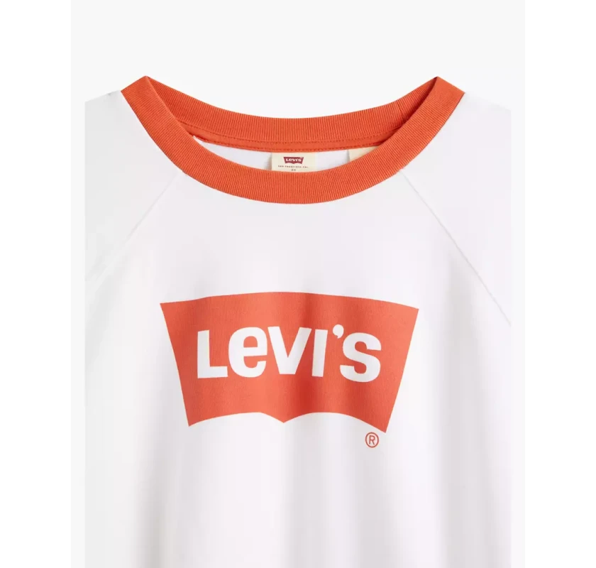 LEVI'S Vintage Reglan džemperis- baltā krāsā